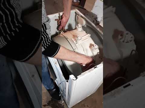 Замена подшипников на стиральной машине INDESIT с неразборным баком