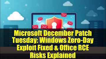 Microsoft December Patch Tuesday: Windows Zero-Day Exploit Fixed & Office RCE Risks Explained