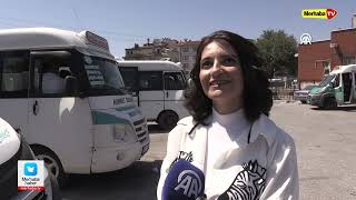 Konyada Üniversite Mezunu Kadın Dolmuş Şoförü Yolda Alkışlayanlar Oluyor