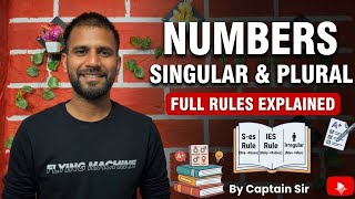 L-3 NOUN NUMBERS| Singular and plural numbers| Easy language| By Captain Sir 