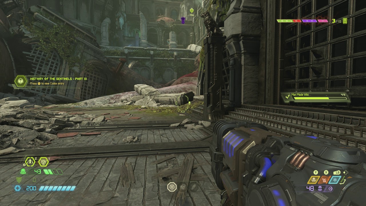 DOOM Eternal - Taras Nabad: Sentinel Battery and "History of the Sentinels Part Xl" Location (2020)