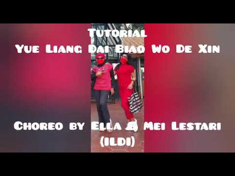 Tutorial - Yue Liang Dai Biao Wo De Xin Line Dance, Choreo by Ella & Mei Lestari (INA)