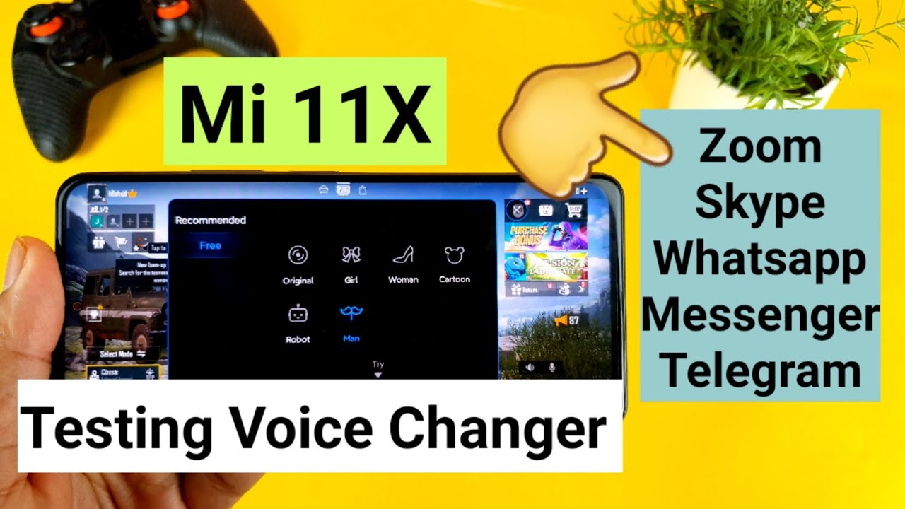 Download Mi 11x voice changer in zoom, Skype,whatsapp, telegram & messenger support test