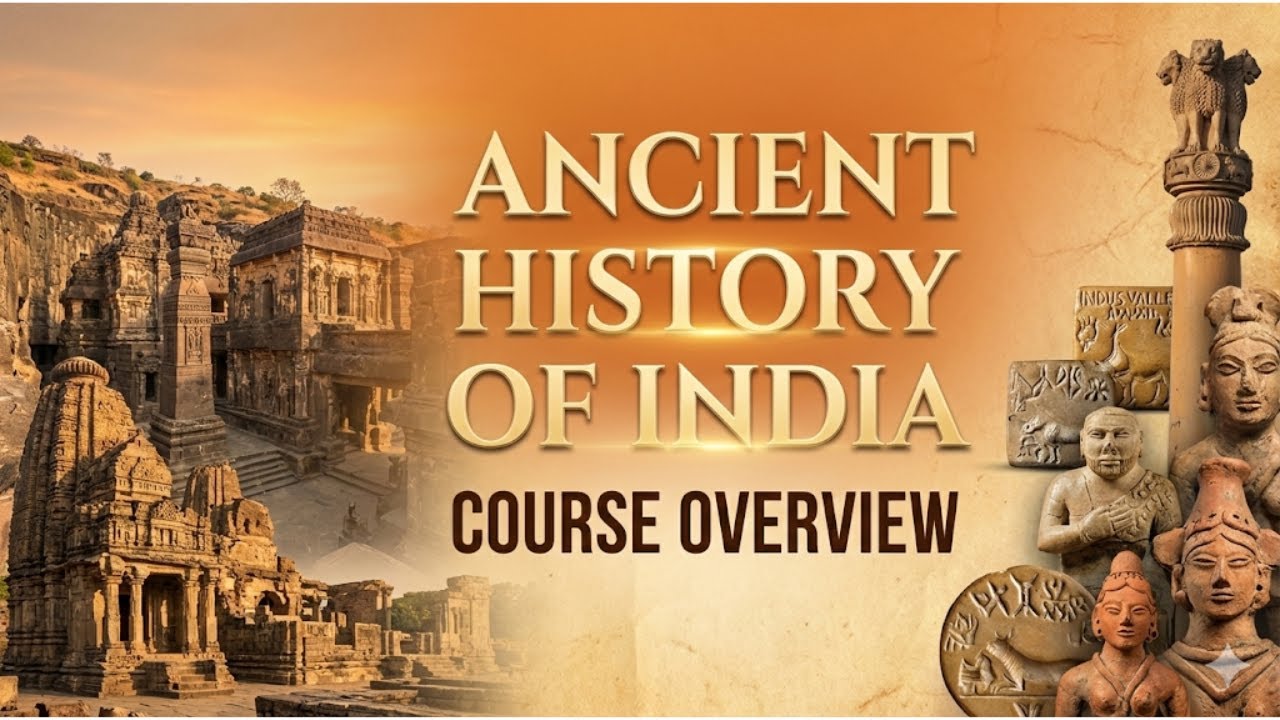 Complete Ancient History of India | Full Course Overview | UPSC , State PSC,  SSC