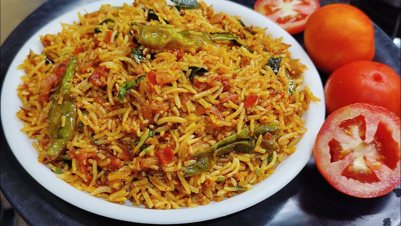 Tomato Rice || బిర్యానీతో పోటీ పడే👉World's Favourite Tomato Rice Recipe ...