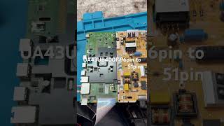 Samsung UA43U8400 96Pin to 51Pin Conversion 🔧 TV Repair