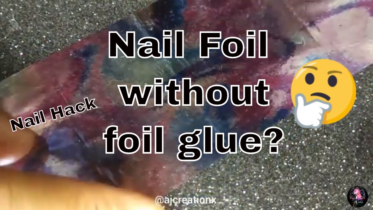 1. DIY Nail Art Foil Glue Alternative - wide 4