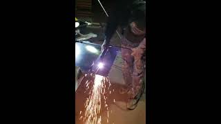 Plasma Cutting with ESAB Thermal Dynamics Cutmaster 60i by Johnson Trailer Parts 407 views 5 years ago 1 minute, 46 seconds