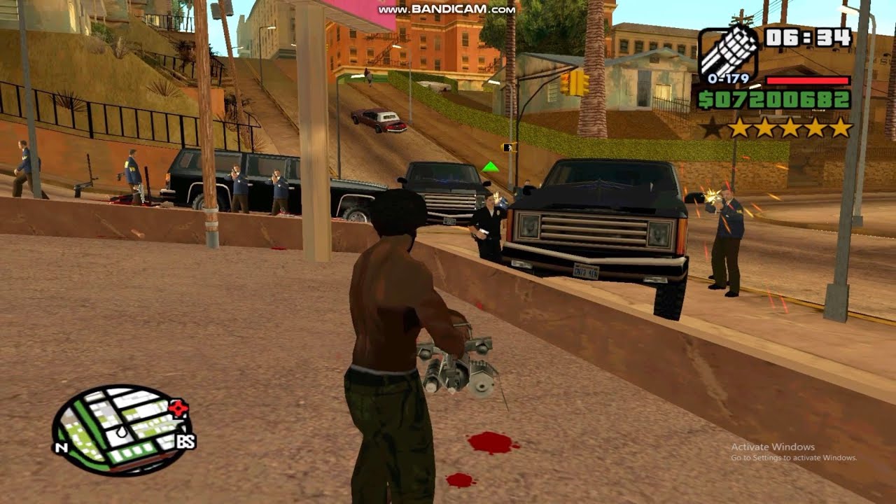GTA San Andreas | Surviving a 6-Star Police Chase! 