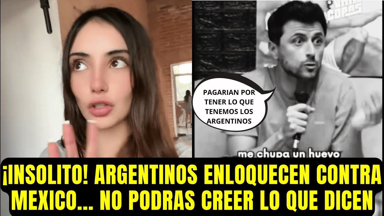 ¡INSOLITO! ARGENTINOS ENLOQUECEN CONTRA MEXICO NO CREERAS LO QUE DICEN ¿PREFIEREN FUTBOL QUE COMER?