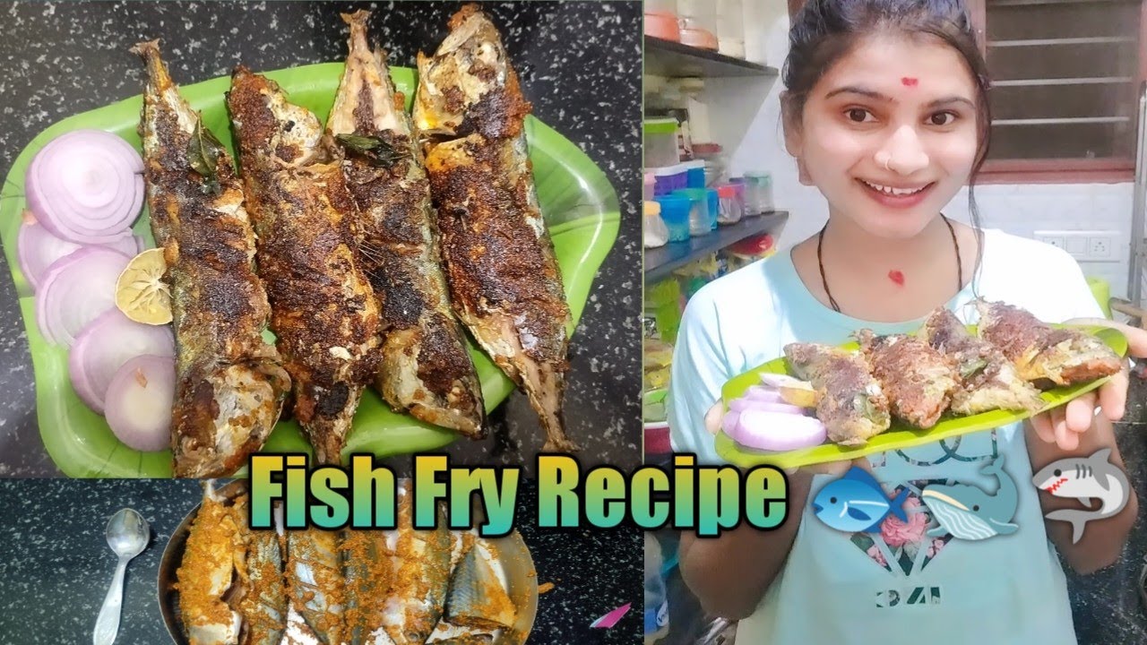 Simple FISH Fry Recipe 🐟🐋🦈| Tawa Fry Recipe | Bangda Fry | ಫಿಶ್ ಫ್ರೈ
