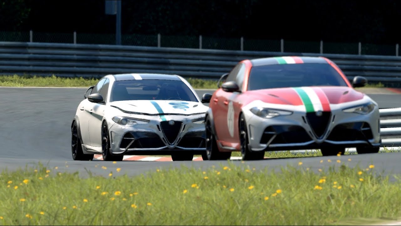 Alfa Romeo Giulia GTAm - That guy's a jerk, he wrecked my car! But I'll get him!...