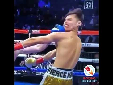 Райан Гарсия в нокдауне