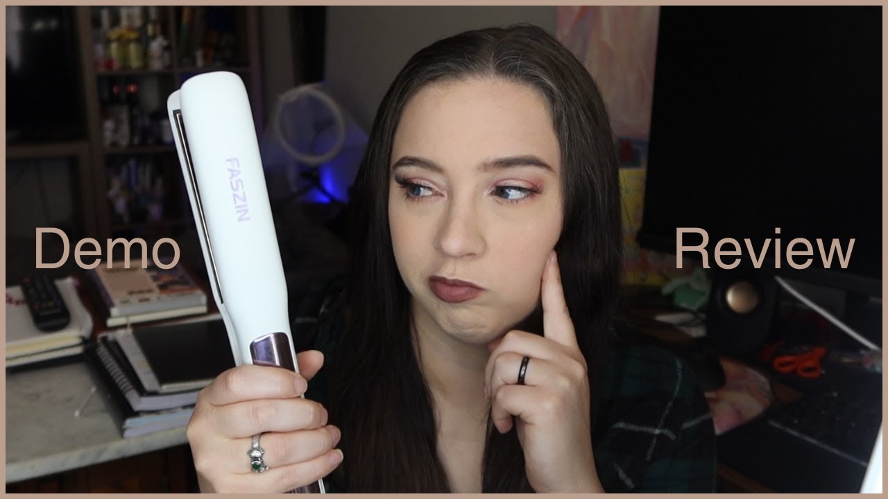 Faszin Shield F100 Hair Straightener Demo and Review - YouTube