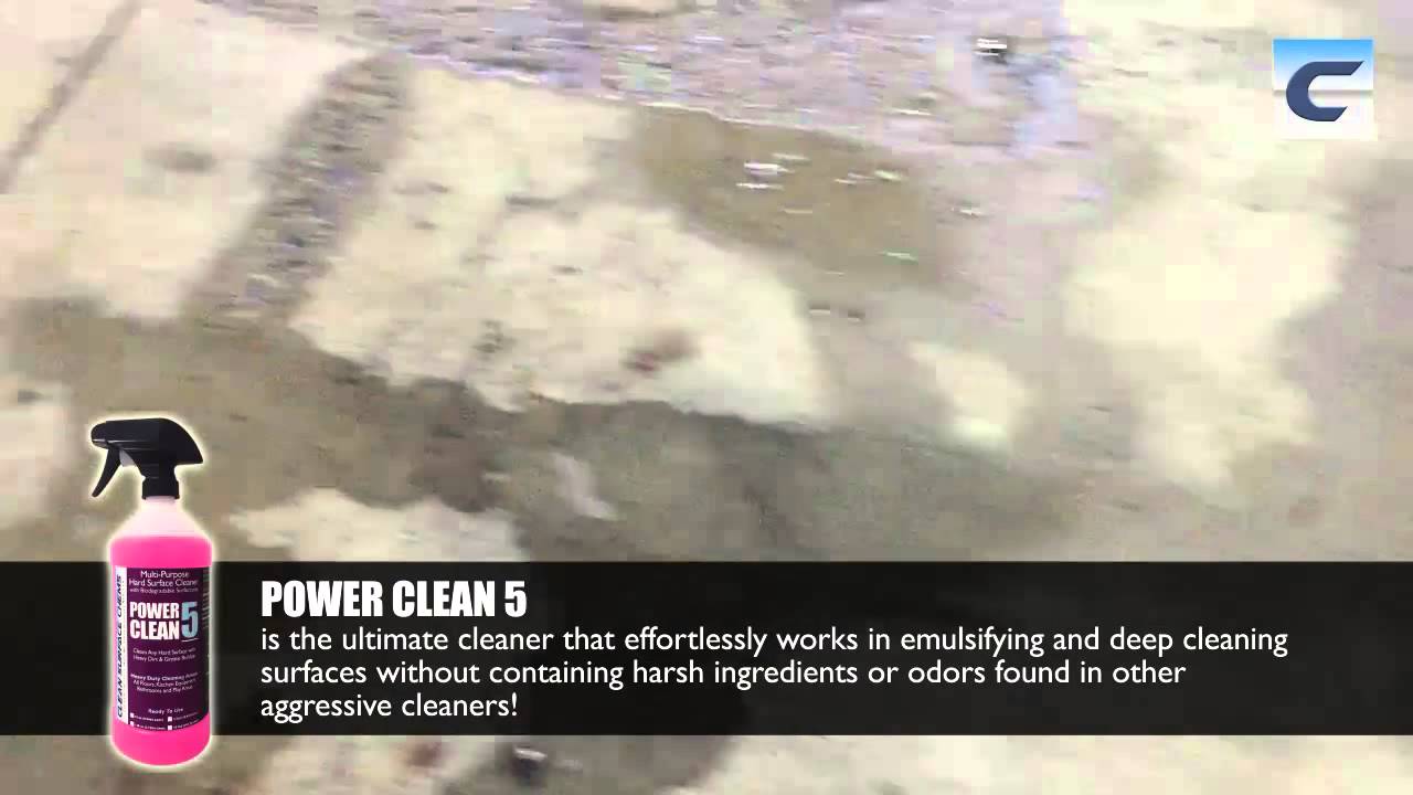 Power Clean 5 used at a Dirty Warehouse