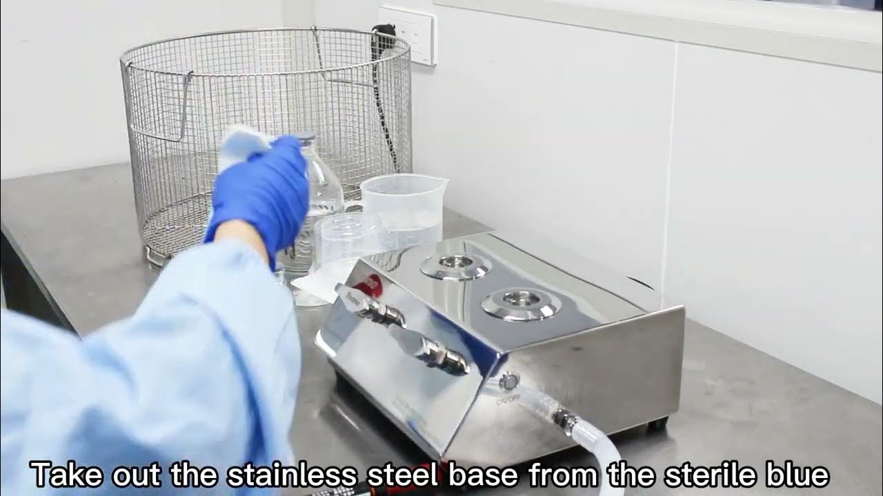 Bacteriological Examination 2 funnels Membrane Filtration Toone