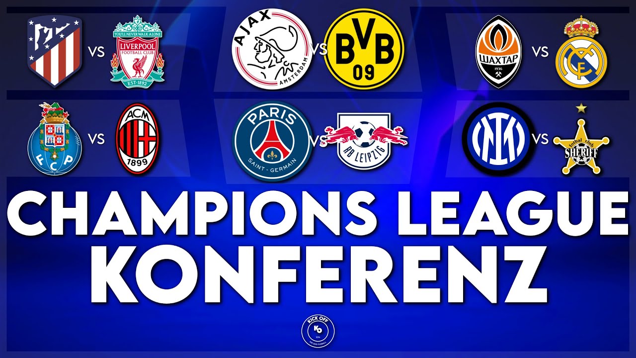 🔴 LIVE Champions League Konferenz #AJAXBVB #PSGRBL #ATMLIV #PORMIL #SHARMA #INTFCS LiveTalk