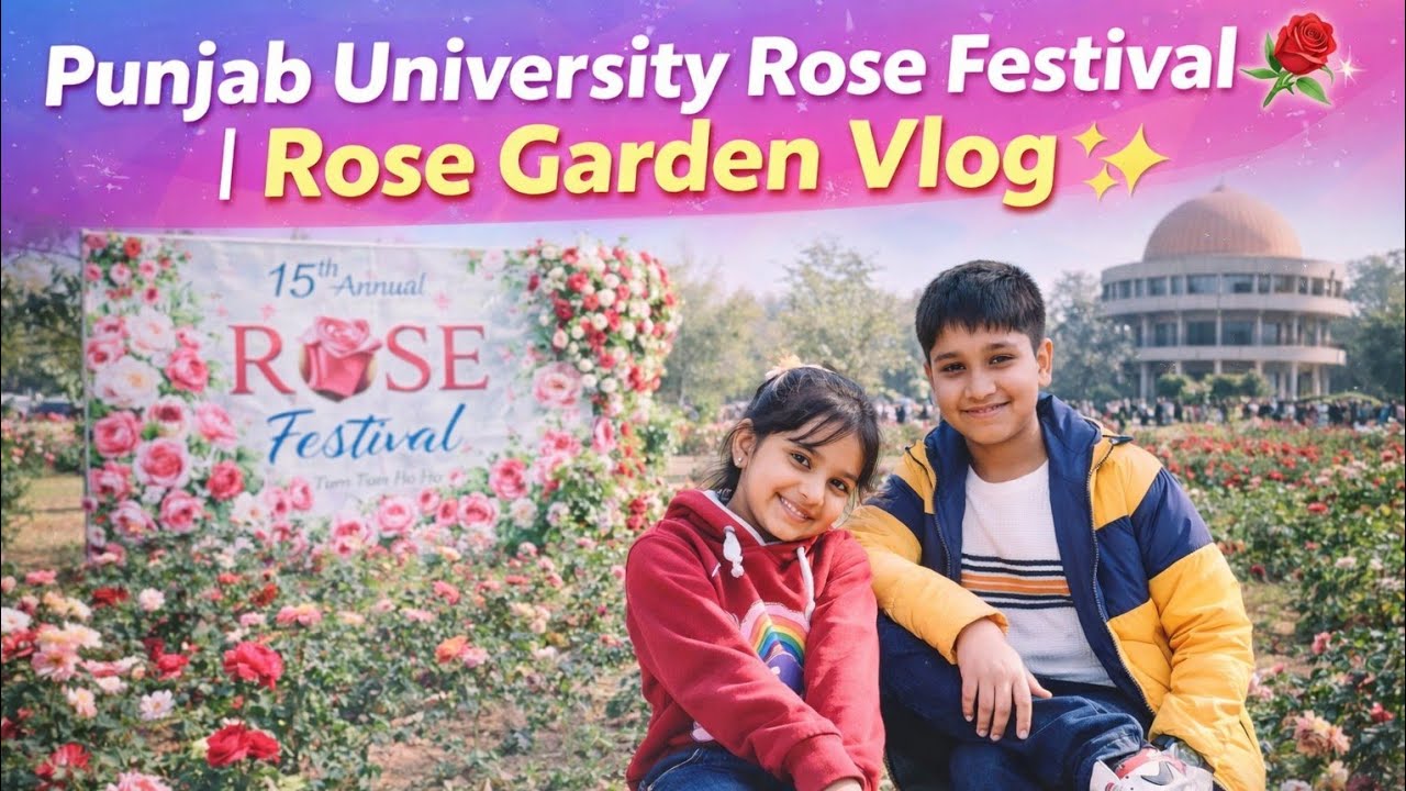 Rose Garden Mein Masti & Memories #aashveekiduniya 