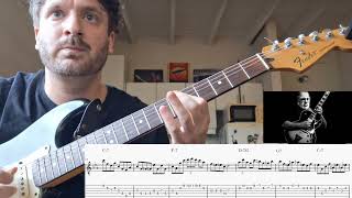 Blue Bossa Fourths Etude - Joe Diorio (Guitar Tab)