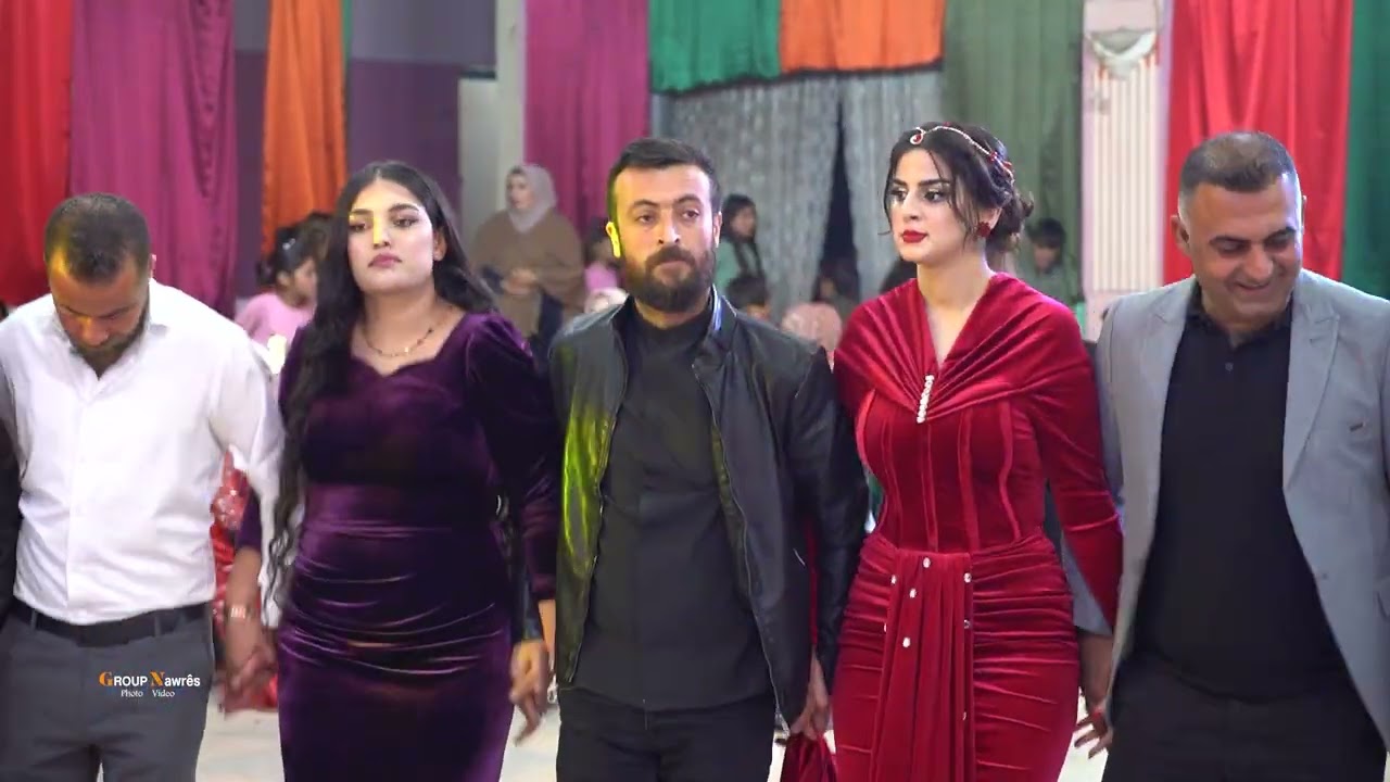 زفاف فرهاد ❤ بتول كروب نورس للتصوير اعراس رقص كردي فنان محمد شيخموس 