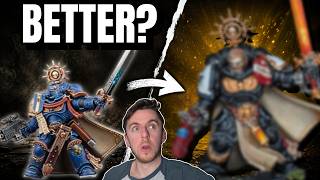 Kitbashing a Space Marine Captain Into a Black Templar Marshal