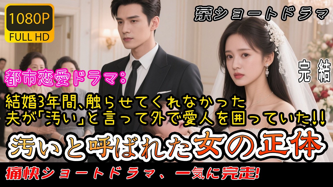 【日本語吹き替え完全版】結婚3年間、触らせてくれなかった夫が「汚い」と言って外で愛人を囲っていた。彼女の正体が明らかになった瞬間…江家が土下座で土下座して謝る：「許様！本当に申し訳ありませんでした！」