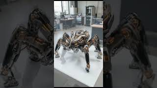Bio-Mechanical Spider Core 🕷️🔥 | AI Robot Transformation Cinematic | Futuristic ASMR