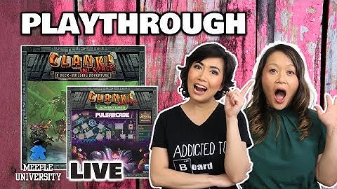 Clank In Space + Adventures Pulsarcade Expansion - LIVE  Stream Board Game Playthrough