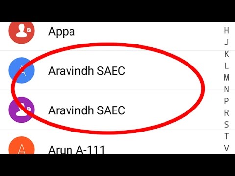 How To Remove/Delete Multiple Duplicate Contacts in Android|Tablet