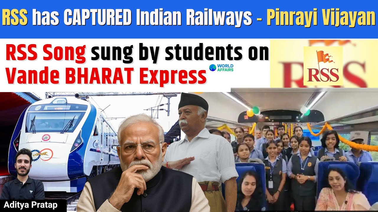 Kerala CM slams Southern Railway for RSS anthem on school students aboard Vande Bharat