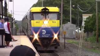 LIRR: Montauk Branch Rush Hour Diesels at Mastic-Shirley Feat. Cannonball Express #2798