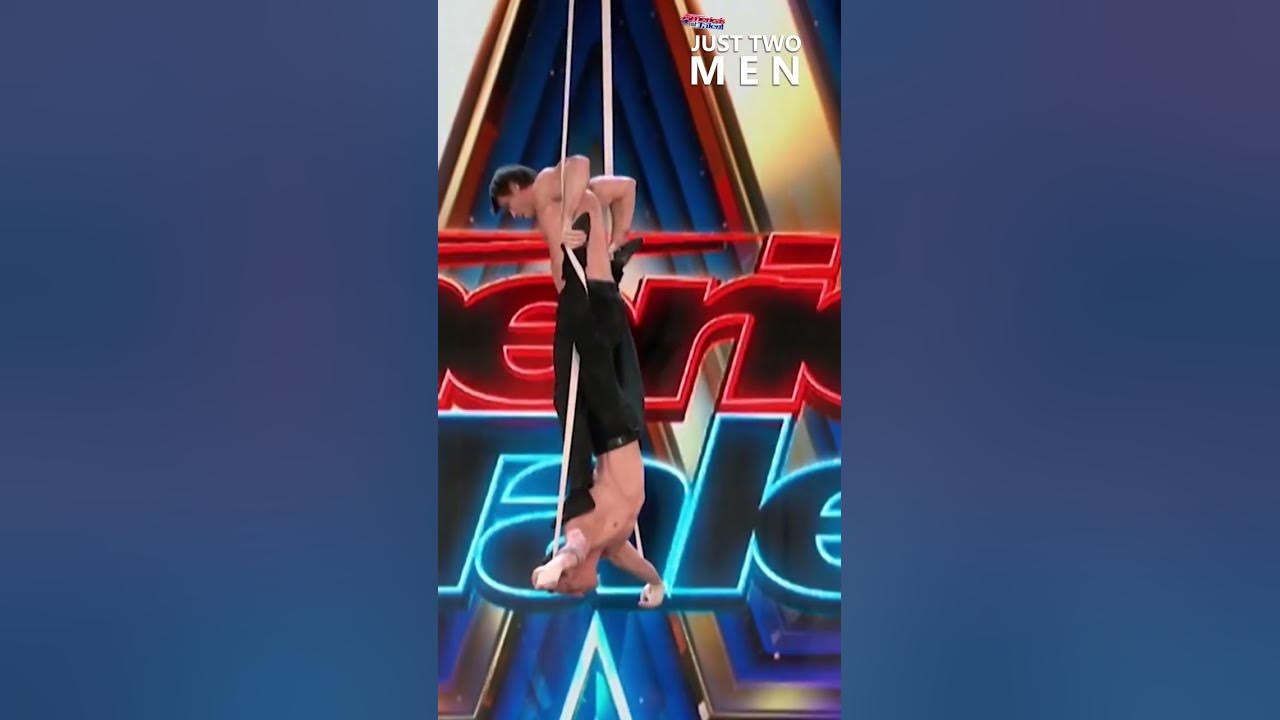 Just Two Men Duo Aerial Balancing ACT AGT Audition 2023 YouTube