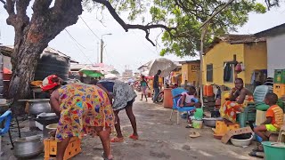 REAL LIFE IN AFRICAN LOCAL COMMUNITY, GHANA BUKOM