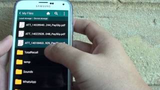 Learn how you can manage and organize files on the samsung galaxy s5.
in this video will operations like to copy, move or delete p...