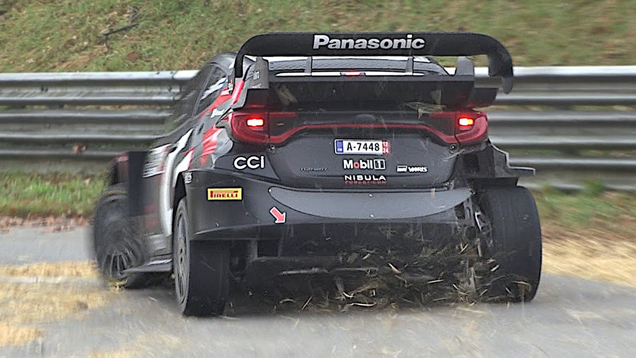 Monza Rally Show 2024 best of DAY 2 New 2025 WRC Rally1 cars FLATOUT
