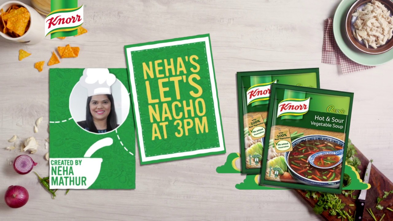 Knorr Hot & Sour Vegetable Soup - Neha’s Let’s Nacho At 3 pm #MeraSoupSnack #Knorr | India Food Network
