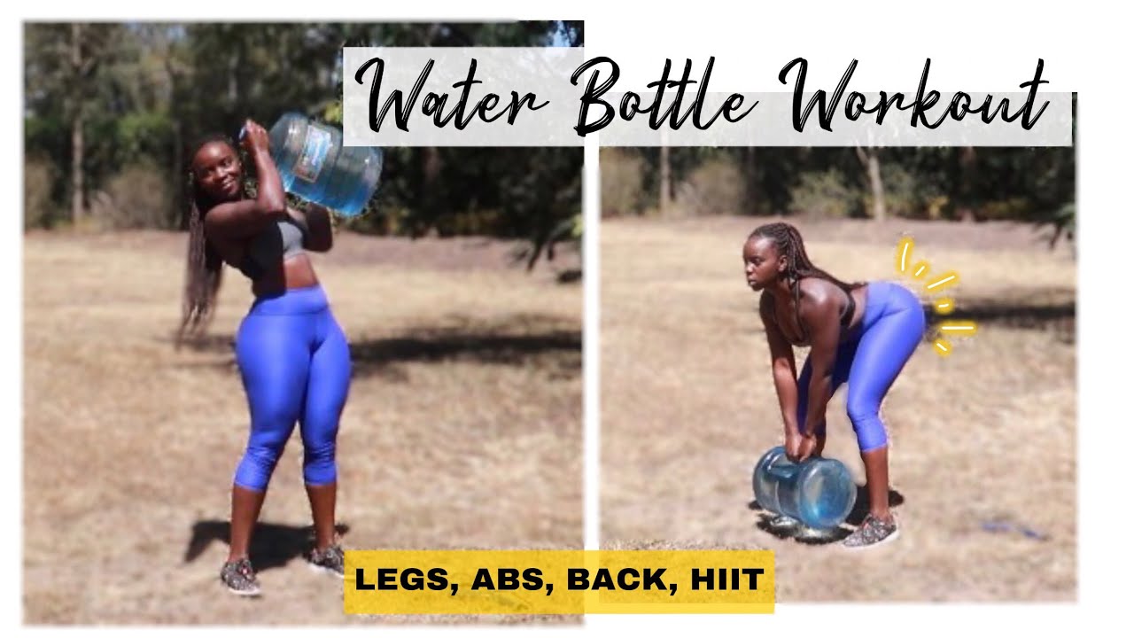 18 Litre / 5 Gallon 💦 WATER BOTTLE HOME WORKOUT - Legs, Abs, Back