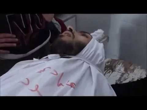 شاهد مايعجز اللسان عن الوصف الشهيد عبد الهادي ابن عشيرتي يلفظ بلسانه اني على الجنه ويستشهد