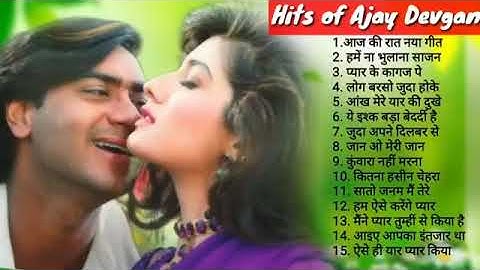 90s Evergreen Bollywood Hits Songs❣️ | Hindi Love Songs | Ajay Devgan 💞, Sadabahar Songs Jukebox