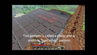 Minecraft  Redstone Conway's Game of Life (Simulation Game)