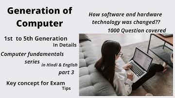 Computer Fundamentals Course #3-Generation of Computer| Computer Course | Key hardware and software