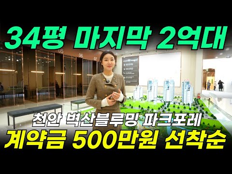 천안 벽산블루밍 파크포레ㅣ2천만원대로 입주까지 끝ㅣ천안 최초 기업임대아파트