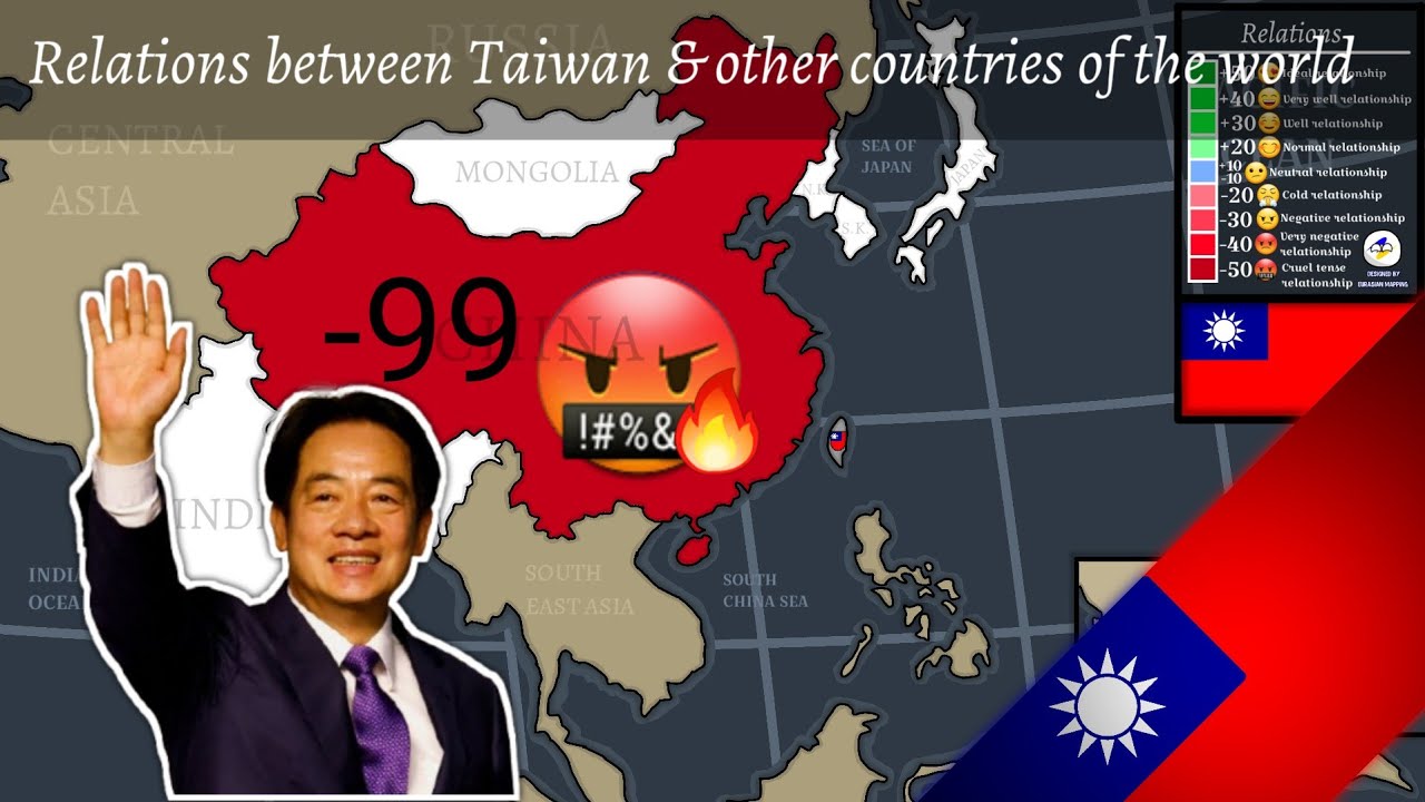 Relations between Taiwan & other countries of the world
