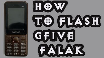 How To Flash gfive falak With 100%Ok Flash File