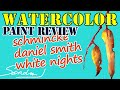 Watercolor Paint Comparison - Schmincke, Daniel Smith and White Nights Extra Fine with Sandra J