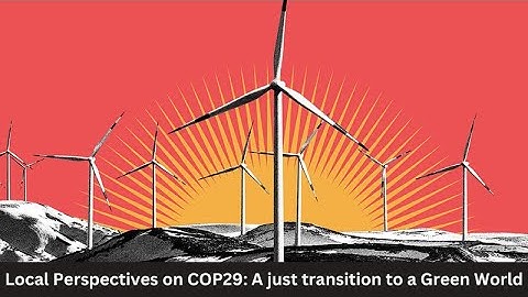 Local Perspectives on COP29: A Just Transition to a Green World