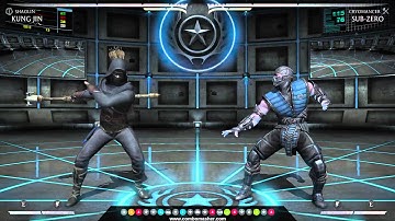 Kung Jin Combo | Shaolin | MKX | Midscreen - 1 meter 30% damage