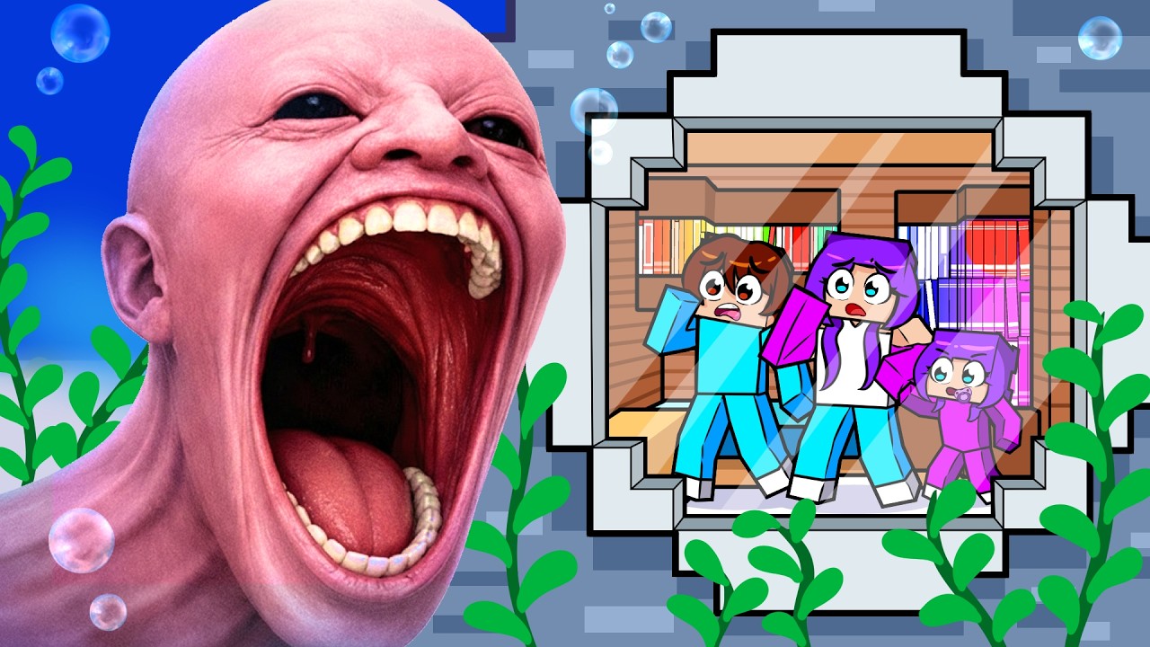 HUMAN HEAD SEA MONSTER Saklanmak İçin GİZLİ SU ALTI ÜSSÜ İnşa Ettim!