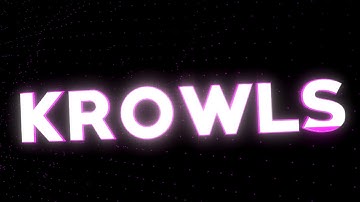 KROWLS INTRO #2 [ONLY BLENDER] [HD]