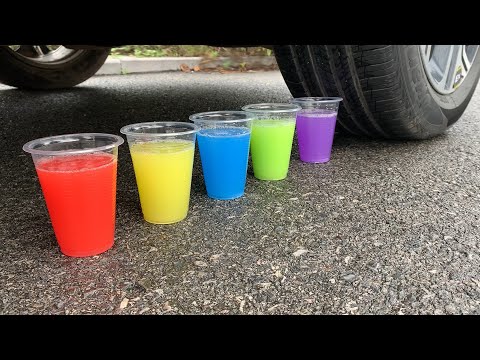 Experiment Car vs Coca Cola, Fanta, Mirinda Balloons | Crushing Crunchy & Soft Things by Car Test Ex